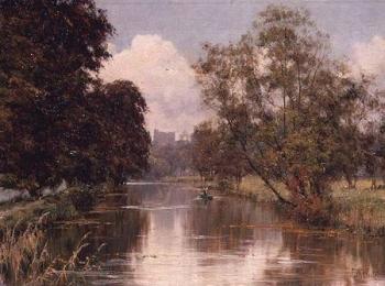 Edward Wilkins Waite : guildford castle river cather